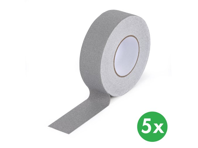 protiskluzova paska jemne zrno 50 mm x 18 3 m baleni 5 ks seda 116717