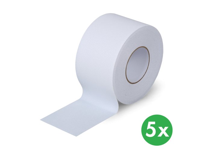 protiskluzova paska pro mokre prostredi 100 mm x 18 3 m baleni 5 ks vodeodolna bila 116753