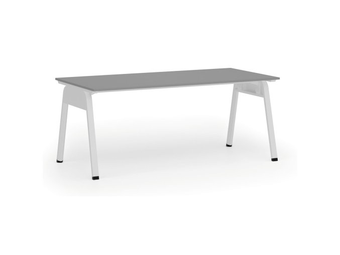 kancelarsky stul primo gamma 180x90 cm bila podnoz grafit 106581