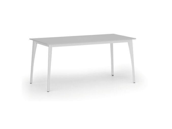 jednaci kancelarsky stul primo omega 160x80 cm bila podnoz seda 107213