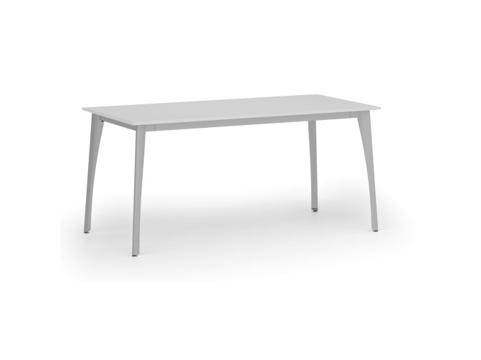 jednaci kancelarsky stul primo omega 160x80 cm seda podnoz bila 107281