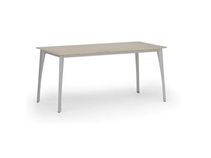 jednaci kancelarsky stul primo omega 160x80 cm seda podnoz dub prirodni 107289