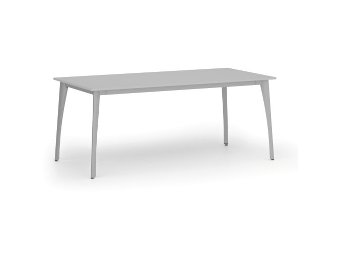 jednaci kancelarsky stul primo omega 180x90 cm seda podnoz seda 107740