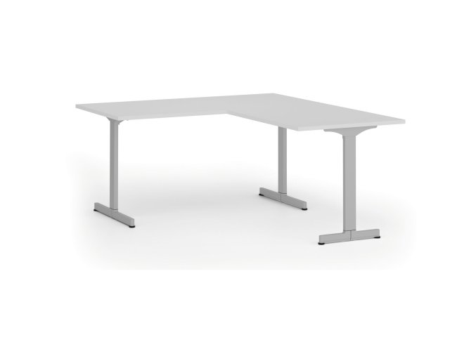 rohovy kancelarsky stul primo beta l 160x180 cm l p seda podnoz bila 107738