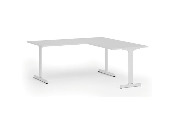 rohovy kancelarsky stul primo beta l 180x180 cm l p bila podnoz bila 107300