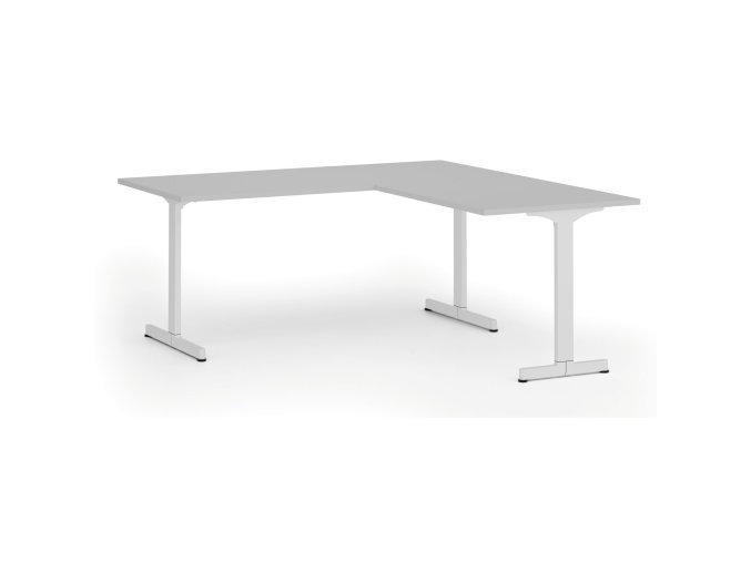 rohovy kancelarsky stul primo beta l 180x180 cm l p bila podnoz seda 107314