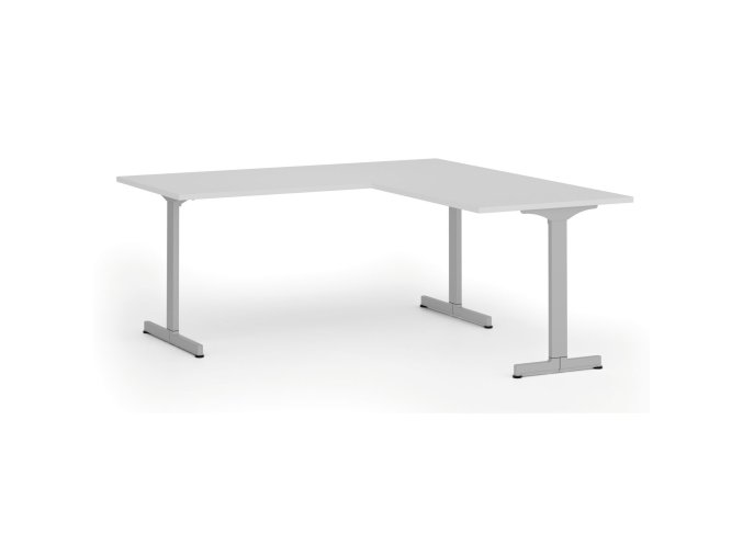 rohovy kancelarsky stul primo beta l 180x180 cm l p seda podnoz bila 107232