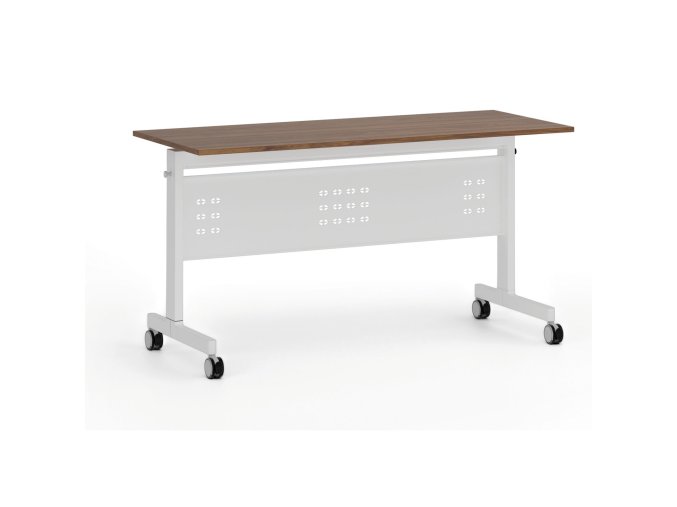 mobilni stul primo mobi 140x60 cm bila podnoz orech 107175