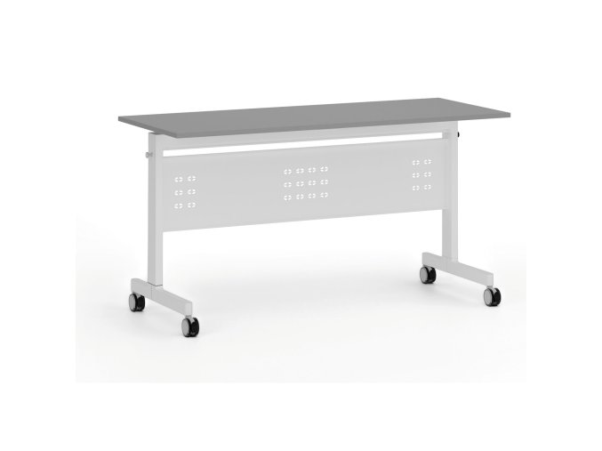 mobilni stul primo mobi 140x60 cm bila podnoz grafit 107184