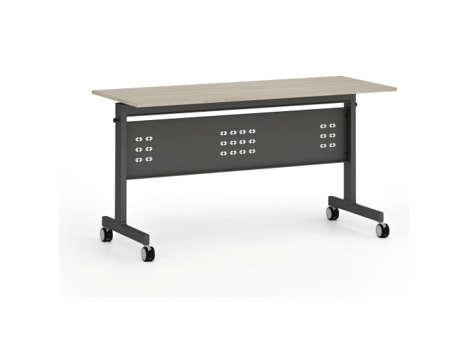 mobilni stul primo mobi 140x60 cm cerna podnoz dub prirodni 107152