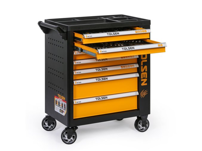 pojizdny dilensky vozik na naradi vcetne 189 ks naradi 7 zasuvek 113071