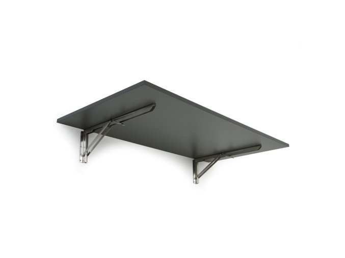 sklapeci stul na zed 120x60 cm nosnost 30 kg grafit 114048