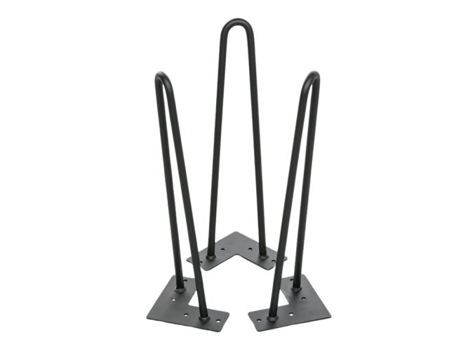 podnoz hairpin dvojita 410 mm cerna 114122