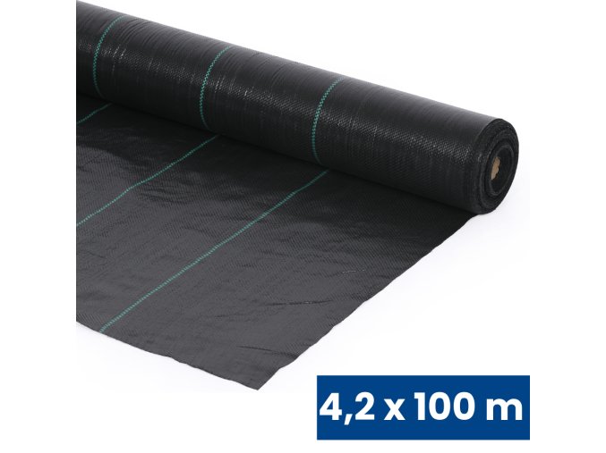 Podkladová textilie mulčovací, 90 g/m2, 4,2 x 100 m