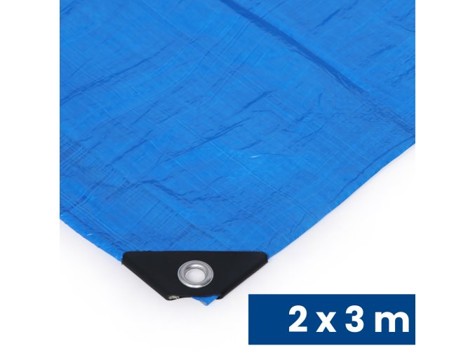 Univerzální krycí plachta s oky, PE, 100 g/m2, 2 x 3 m