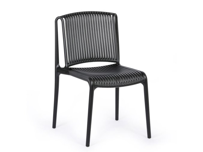 plastova bistro zidle gordon cerna 119243