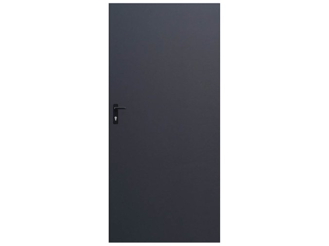 plechove dvere 90 prave antracit 131798