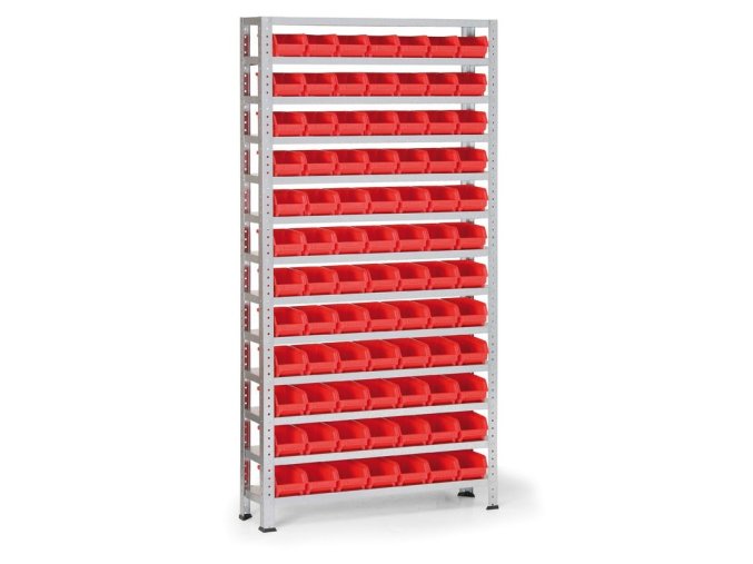 regal s plastovymi boxy basic 1730 x 850 x 300 mm 84x box a 120830