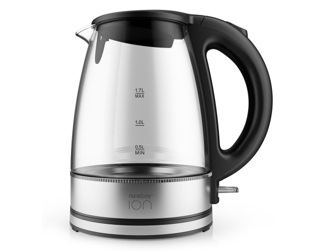 rychlovarna konvice kettle k1 crystal glass black 120959
