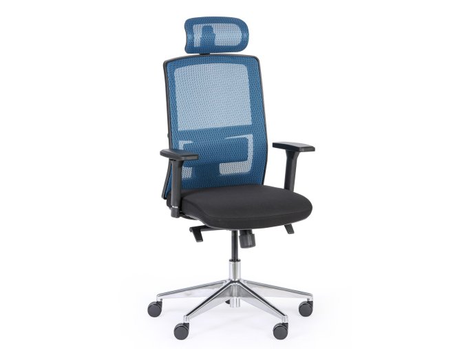 kancelarska zidle ned mf cerna modra 125243