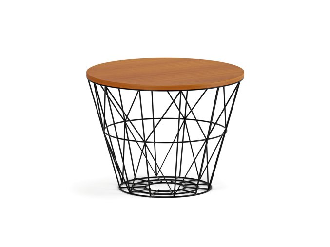 kulaty konferencni stolek stilo prumer 60 cm tresen 123210