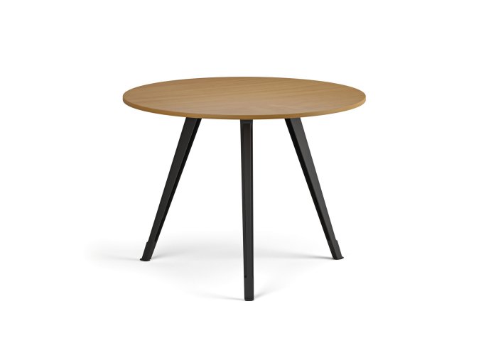 konferencni stul primo zen prumer 100 cm cerna podnoz buk 122631