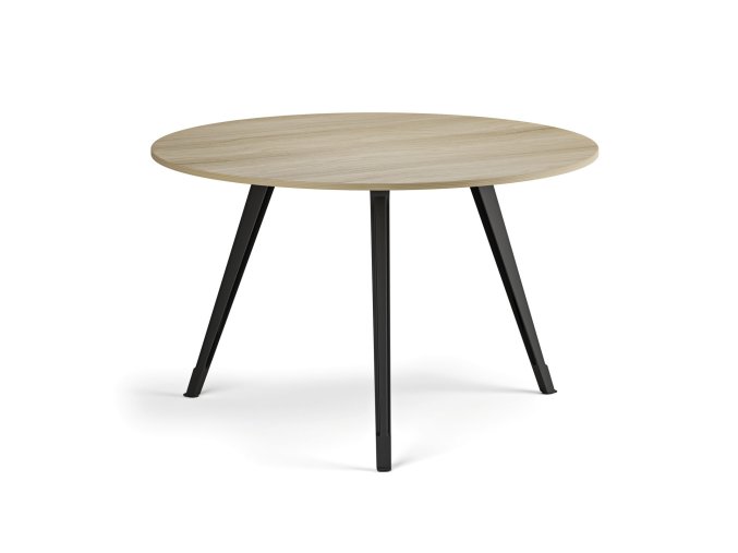 konferencni stul primo zen prumer 120 cm cerna podnoz dub prirodni 122662