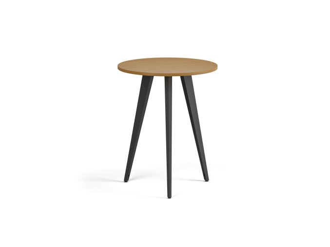 konferencni stul primo vibe prumer 60 cm cerna podnoz buk 122374