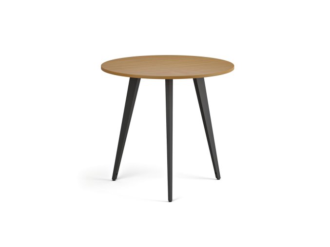 konferencni stul primo vibe prumer 80 cm cerna podnoz buk 122350