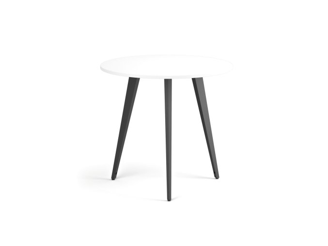 konferencni stul primo vibe prumer 80 cm cerna podnoz bila 122354