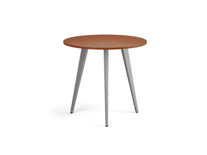 konferencni stul primo vibe prumer 80 cm sedostribrna podnoz tresen 122367