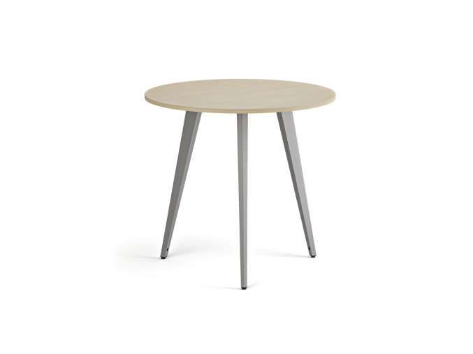 konferencni stul primo vibe prumer 80 cm sedostribrna podnoz briza 122368