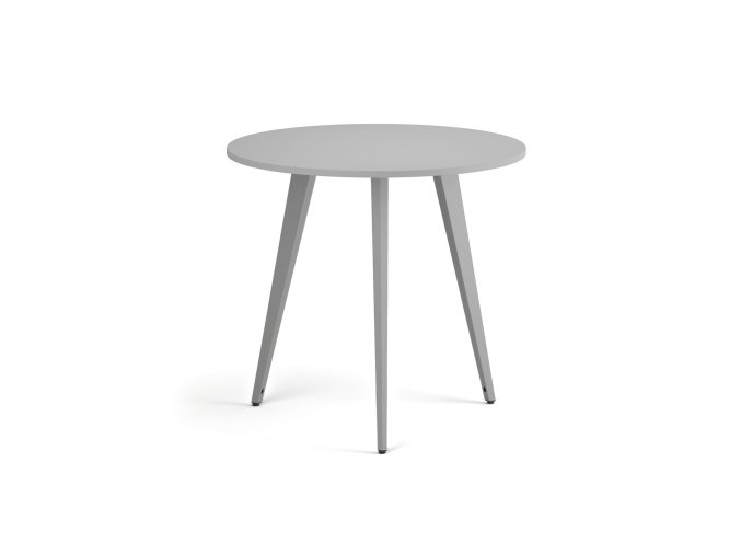 konferencni stul primo vibe prumer 80 cm sedostribrna podnoz seda 122371