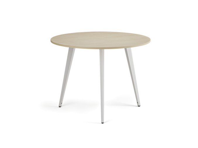 konferencni stul primo vibe prumer 100 cm bila podnoz briza 122336