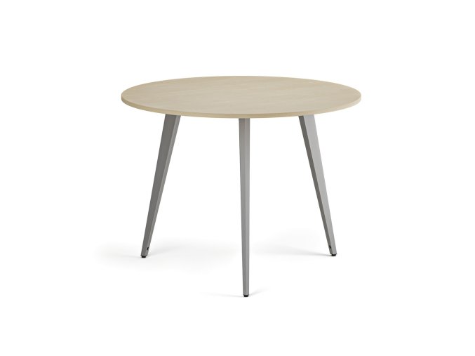 konferencni stul primo vibe prumer 100 cm sedostribrna podnoz briza 122344