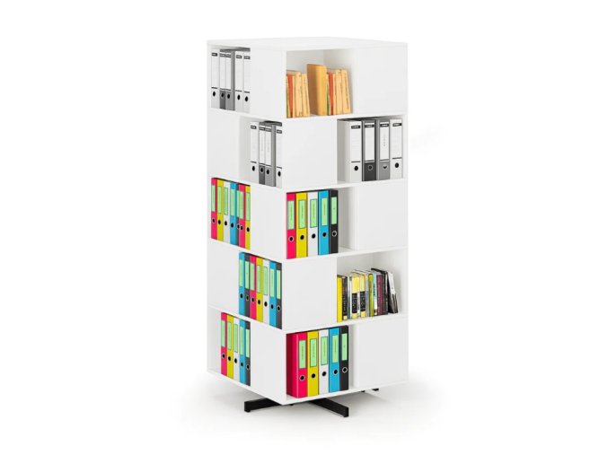 otocny regal 800 800 1932 mm 4x 5 oddilu bila 128822