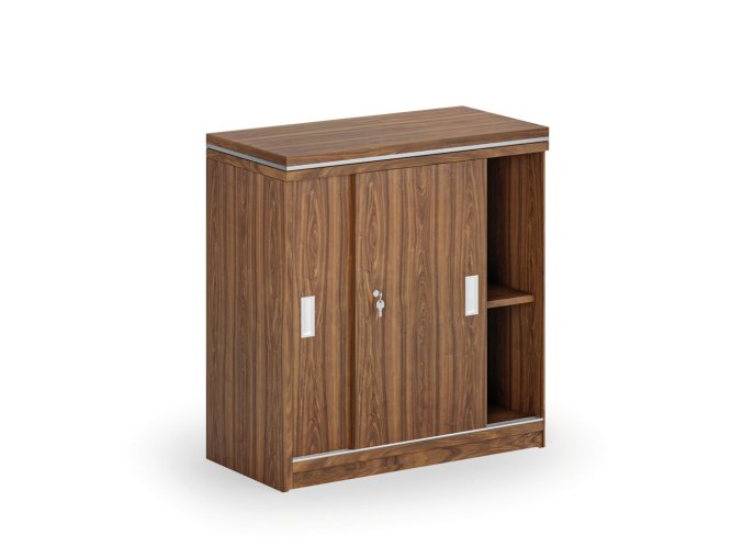 skrin zasouvaci arristo lux 800 x 400 x 836 mm orech 129647