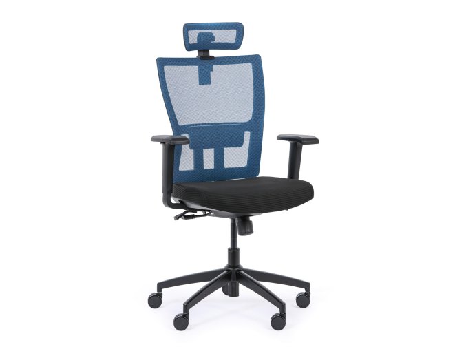 kancelarska zidle am cerna modra 138719