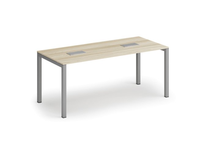jednaci stul primo square 180x80 cm dub prirodni 2x stolni zasuvka typ vi stribrna 132317