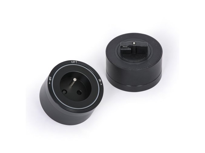 zasuvka 230 v pro zasuvkove listy cerna 138645