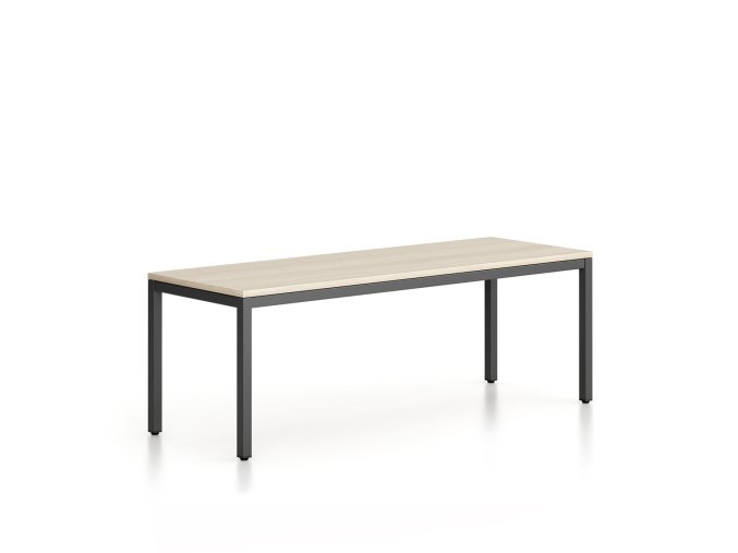 lavice frame cerna podnoz 1685 x 404 x 468 mm dub prirodni 79107