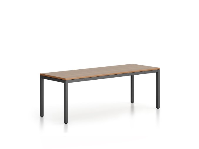 lavice frame cerna podnoz 1685 x 404 x 468 mm orech 79111