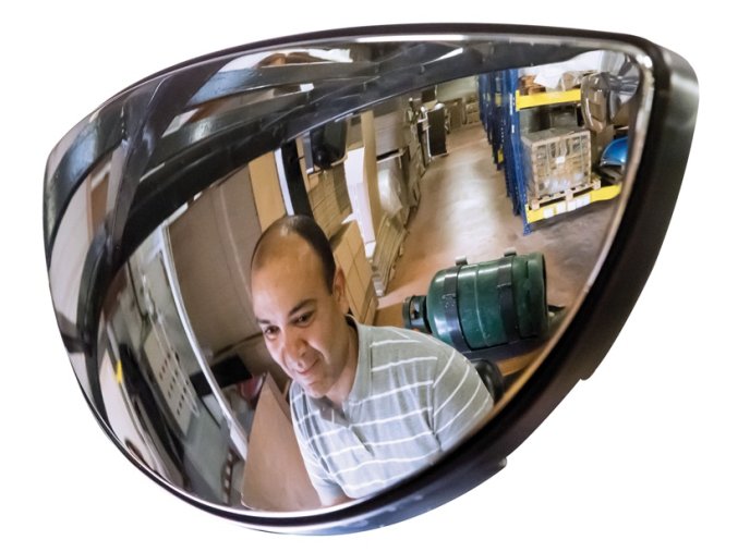 univerzalni zpetne zrcatko pro vysokozdvizne voziky 225 x 40 x 120 mm 9282