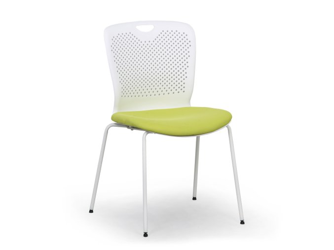 plastova konferencni zidle open bila zelena 143070