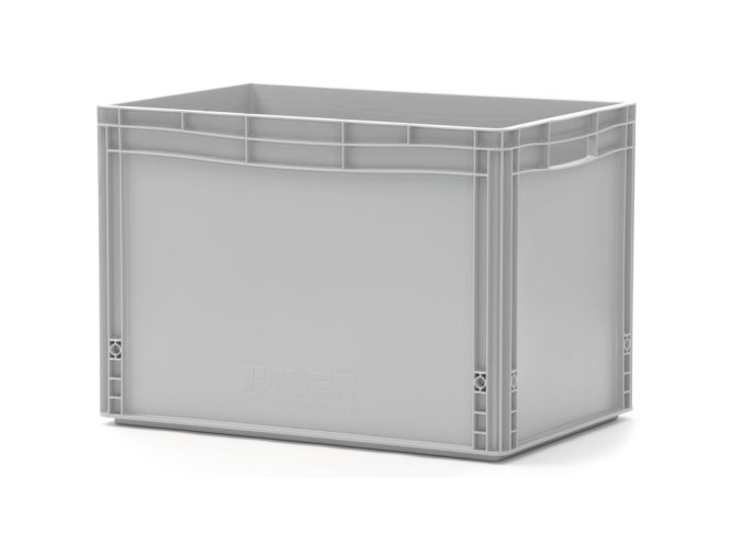 plastova prepravka otevrene rukojeti 600 x 400 x 420 mm 3503