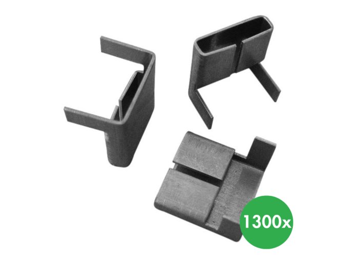 spona pro ocelovou pasku typ r 20 mm 1300ks 115737