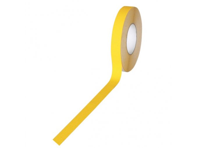 Protiskluzová páska - jemné zrno, 25 mm x 18,3 m, žlutá