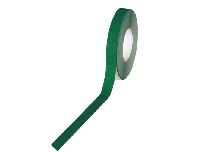 Protiskluzová páska - jemné zrno, 25 mm x 18,3 m, zelená