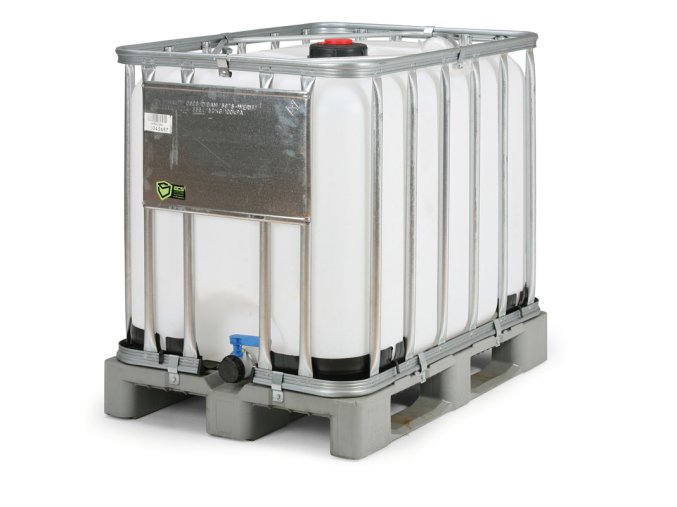 IBC kontejner 600 L, plastová paleta, nový