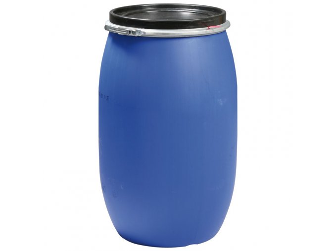 plastovy sud s odnimatelnym vikem a pakovym uzaverem 120 l 3642